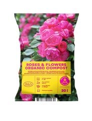 Organinis kompostas rožėms ir gėlėms Biohumus&Soil, 20 L kaina ir informacija | Gruntas, žemė, durpės, kompostas | pigu.lt