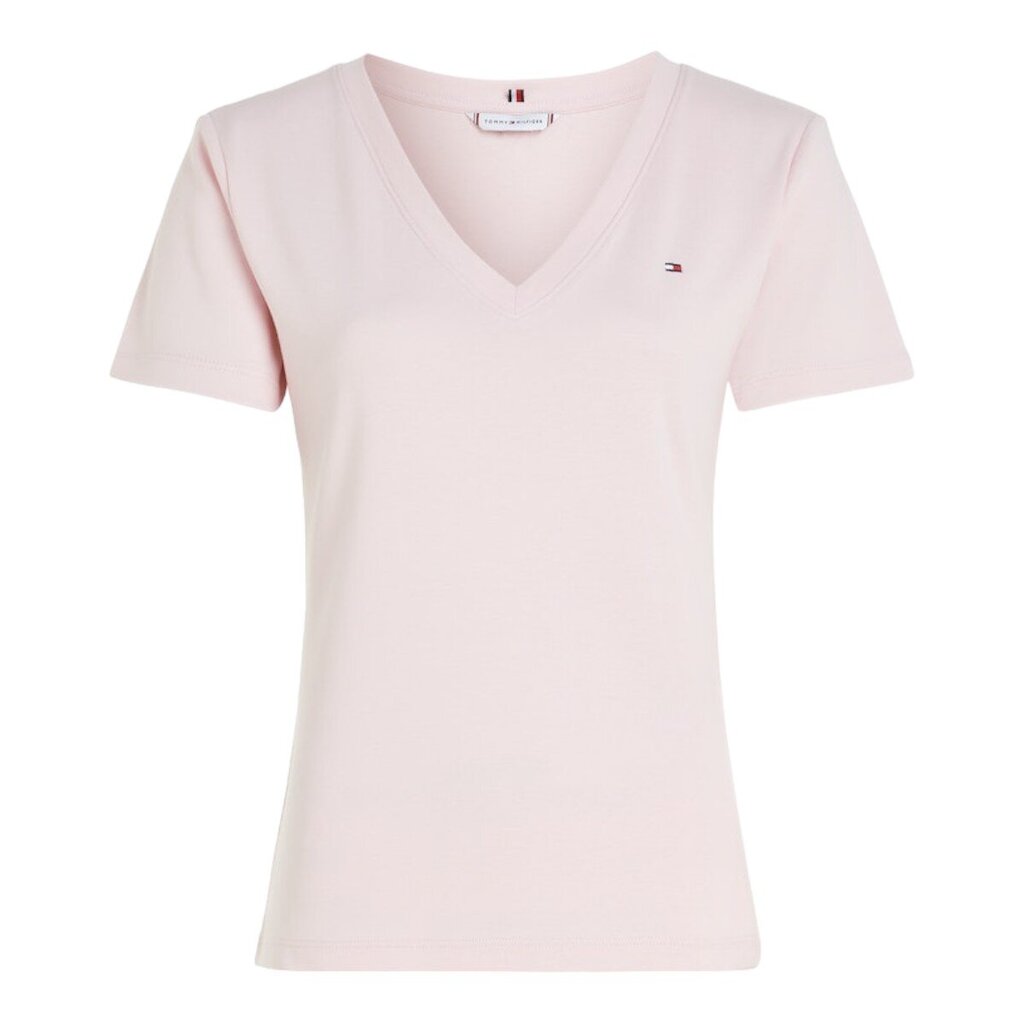 Tommy Hilfiger marškinėliai moterims 88383, rožiniai цена и информация | Marškinėliai moterims | pigu.lt