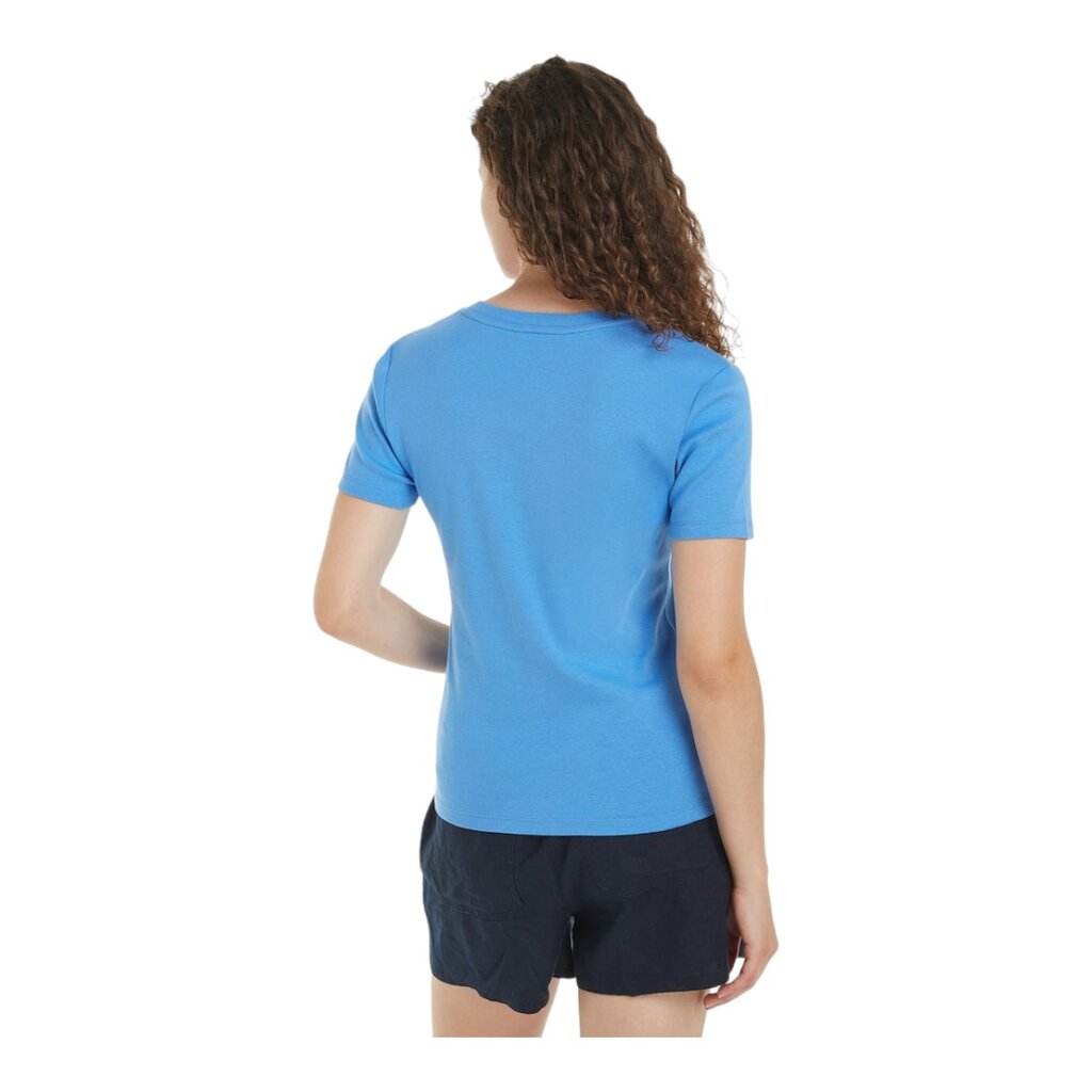 Tommy Hilfiger marškinėliai moterims 88397, mėlyni kaina ir informacija | Marškinėliai moterims | pigu.lt