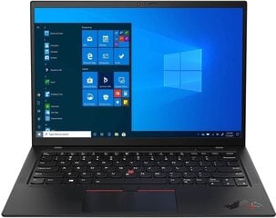 Lenovo ThinkPad X1 Carbon (9th Gen) 14", Intel Core i5-1135G7, 16GB, 256GB SSD, Win 11, Juodas цена и информация | Ноутбуки | pigu.lt