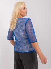 Женская синяя блузка больших размеров цена и информация | Женские блузки, рубашки | pigu.lt