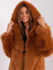 Шубка для женщин, коричневая цена и информация | Женские пальто | pigu.lt