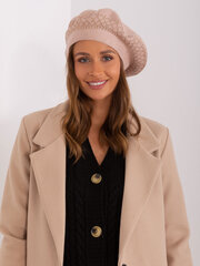 Moteriška smėlio spalvos žieminė kepurė kaina ir informacija | Kepurės moterims | pigu.lt