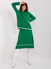 Женский зеленый повседневный комплект цена и информация | Женские костюмы | pigu.lt