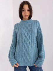 Megztinis moterims, mėlynas kaina ir informacija | Megztiniai moterims | pigu.lt
