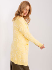 Kardiganas moterims, geltonas kaina ir informacija | Megztiniai moterims | pigu.lt