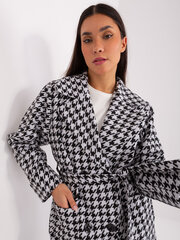 Женское бело-черное пальто цена и информация | Женские пальто | pigu.lt