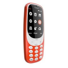 Товар с повреждённой упаковкой. Nokia 3310 (2017), Красный цена и информация | Мобильные телефоны, фото и видео товары с поврежденной упаковкой | pigu.lt