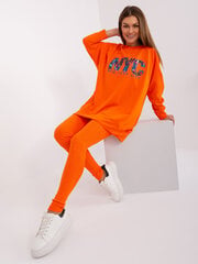 Женский оранжевый комплект Casual цена и информация | Спортивная одежда женская | pigu.lt