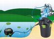 Vandens siurblys Aqua Nova NFPX-15000 ECO цена и информация | Sodo baseinai ir jų priežiūros priemonės | pigu.lt