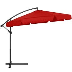 Sodo skėtis Springos GU0044, 350 cm, raudonas kaina ir informacija | Skėčiai, markizės, stovai | pigu.lt