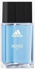 Tualetinis vanduo Adidas Moves For Him EDT vyrams, 30 ml цена и информация | Мужские духи | pigu.lt