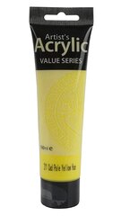 Akriliniai dažai Phoenix Value 211 Cad Pale Yellow Hue, 100 ml цена и информация | Принадлежности для рисования, лепки | pigu.lt