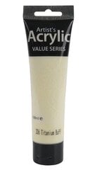 Akriliniai dažai Phoenic Value 206 Titanium Buff, 100 ml kaina ir informacija | Piešimo, tapybos, lipdymo reikmenys | pigu.lt