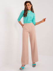 Расклешенные брюки для женщин, коричневые цена и информация | Женские брюки | pigu.lt