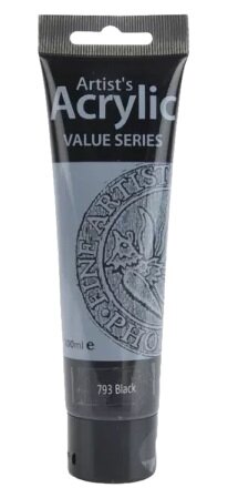 Akriliniai dažai Phoenix Value 793 Lamp Black, 100 ml kaina ir informacija | Piešimo, tapybos, lipdymo reikmenys | pigu.lt