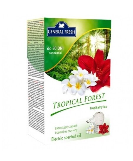 General Fresh Tropical Forest elektrinis oro gaiviklis, 25 ml kaina ir informacija | Oro gaivikliai | pigu.lt