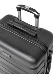Vidutinis lagaminas ant ratukų Ochnik Walab-0067-99-24(W23), juodas цена и информация | Чемоданы, дорожные сумки | pigu.lt