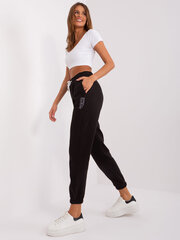 Черные спортивные брюки SUBLEVEL. цена и информация | Спортивная одежда для женщин | pigu.lt