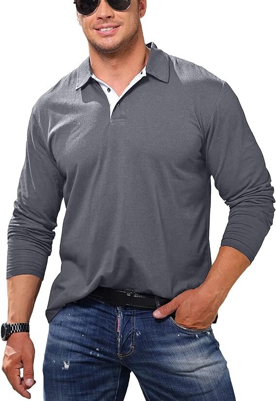 Marškinėliai vyrams Cooleep, pilki цена и информация | Vyriški marškinėliai | pigu.lt