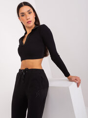 Черные женские спортивные штаны с нашивкой. цена и информация | Спортивная одежда для женщин | pigu.lt