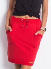 Женская асимметричная юбка, красная  цена и информация | Юбки | pigu.lt