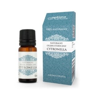 Eterinis aliejus Optima Nature Cytronella, 10 ml kaina ir informacija | Eteriniai, kosmetiniai aliejai, hidrolatai | pigu.lt