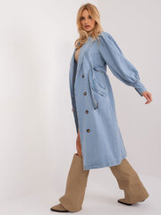 Женское пальто, синего цвета цена и информация | Женские пальто | pigu.lt