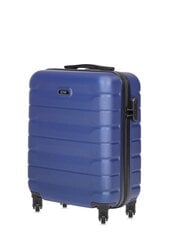 Mažas lagaminas ant ratukų Ochnik Walab-0067-69-19(W24), mėlynas цена и информация | Чемоданы, дорожные сумки  | pigu.lt