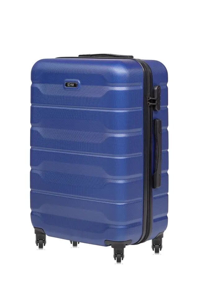 Vidutinis lagaminas ant ratukų Ochnik Walab-0067-69-24(W24), mėlynas kaina ir informacija | Lagaminai, kelioniniai krepšiai | pigu.lt