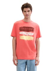 Tom Tailor vyriški marškinėliai, rožiniai kaina ir informacija | Vyriški marškinėliai | pigu.lt