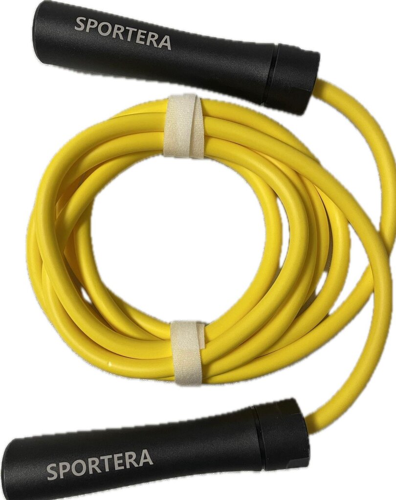 Šokinėjimo virvė, 3m, geltona kaina ir informacija | Šokdynės | pigu.lt