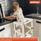 Virtuvės bokštelis Montepi Kubas, baltas kaina ir informacija | Vaikiškos kėdutės ir staliukai | pigu.lt