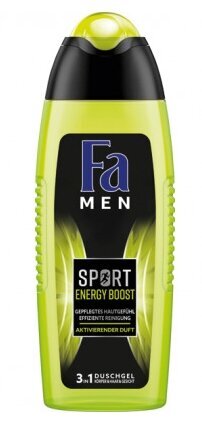 Dušo želė Fa Men 3in1 Sport Energy vyrams, 250 ml цена и информация | Dušo želė, aliejai | pigu.lt