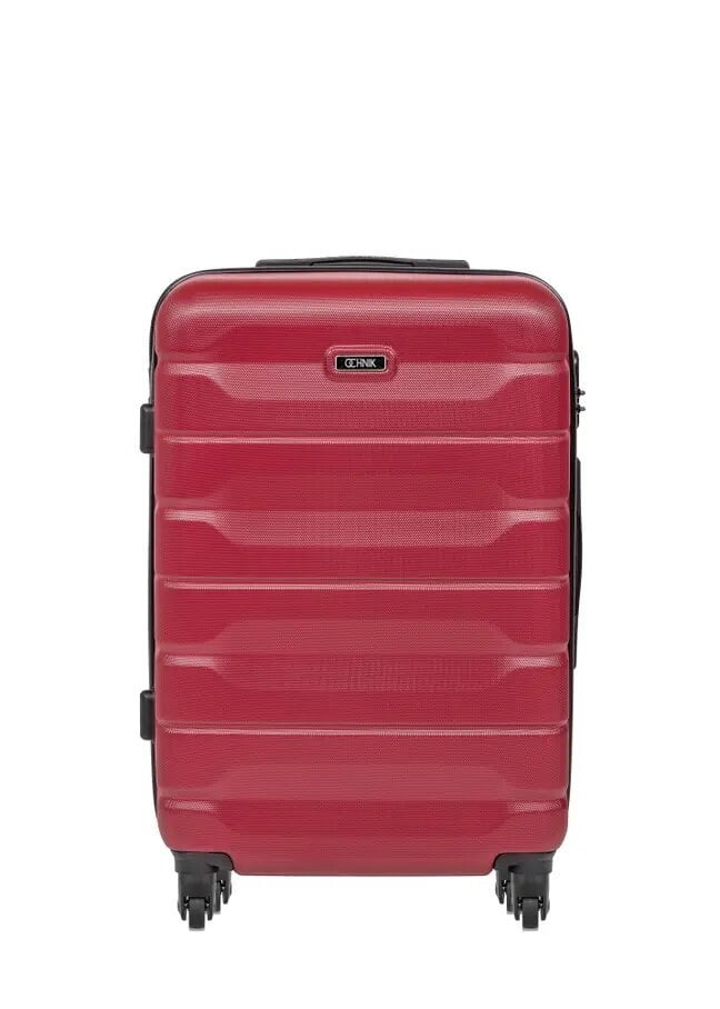 Didelis lagaminas ant ratukų Ochnik WALAB-0067-49-28(W23), raudonas kaina ir informacija | Lagaminai, kelioniniai krepšiai | pigu.lt