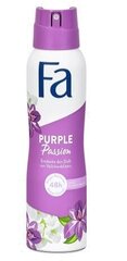 Purškiamas dezodorantas Fa Purple Passion, 150 ml kaina ir informacija | Dezodorantai | pigu.lt