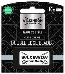 Skutimosi peiliukas Wilkinson Sword Classic Double Edge Blades, 10 vnt. kaina ir informacija | Skutimosi priemonės ir kosmetika | pigu.lt