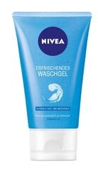 Veido prausiklis mišriai/ normaliai odai Nivea Refreshing Face Cleansing Gel, 150 ml kaina ir informacija | Veido prausikliai, valikliai | pigu.lt