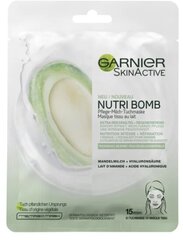 Veido kaukė Garnier SkinActive Nutri Bomb. 1 vnt kaina ir informacija | Veido kaukės, paakių kaukės | pigu.lt