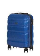 Mažas lagaminas ant ratukų Ochnik WALPC-0012-69-19(W24), mėlynas цена и информация | Чемоданы, дорожные сумки  | pigu.lt