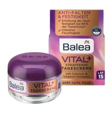 Dieninis veido kremas Balea Vital+, su SPF15, 50 ml kaina ir informacija | Veido kremai | pigu.lt