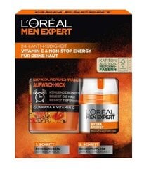 Rinkinys L'Oréal: veido prausiklis, 100 ml + drėkinamasis kremas, 50 ml цена и информация | Средства для очищения лица | pigu.lt