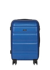 Vidutinis lagaminas ant ratukų Ochnik Walpc-0012-69-24(W23), mėlynas цена и информация | Чемоданы, дорожные сумки  | pigu.lt