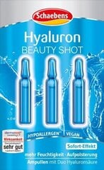 Veido ampulė Schaebens Hyaluron Beauty Shot, 3 x 1 ml kaina ir informacija | Veido aliejai, serumai | pigu.lt