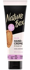 Rankų kremas Nature Box hand cream almond oil, 75 ml kaina ir informacija | Kūno kremai, losjonai | pigu.lt