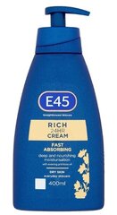 Kūno kremas E45 Rich 24Hr Cream Fast Absorbing, 400 ml цена и информация | Кремы, лосьоны для тела | pigu.lt