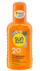 Purškiklis nuo saulės Sundance, skaidrus SPF20, 200 ml kaina ir informacija | Kremai nuo saulės | pigu.lt