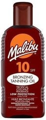Įdegį skatinantis aliejus Malibu Bronzing Tanning Oil With Spf10, 200 ml цена и информация | Кремы от загара | pigu.lt