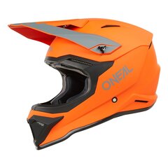 Krosinis šalmas O'Neal 1 Series Solid, oranžinis kaina ir informacija | Moto šalmai | pigu.lt
