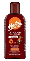 Malibu Dry Oil Gel SPF6, 200 мл цена и информация | Кремы от загара | pigu.lt